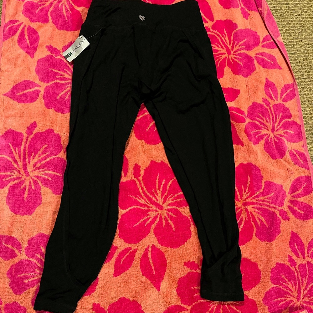 Forever 21 legging black size S